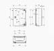 PanelSeT CRN plain door with mount.plate. H600xW400xD250 IP66 IK10 RAL7035.. alt_view_2