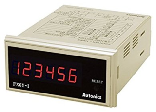 Impulsu skaitītājs / taimeris, 24…24 VAC, 6-simboli, LED, FX6YI24VACDC Autonics main