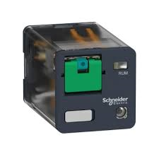 universal plug in relay, Harmony Electromechanical Relays, 10A, 3CO, with LED, lockable test button, cylindrical, 24V DC main