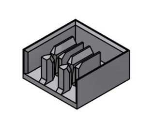 Busbar end-cap 3-pole main