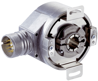 DFS60B-TGAA01024 INCREMENTAL ENCODER Through hollow shaft 14mm, ppr 1024, 5V TTL / RS-422, M23 12-pin connector main