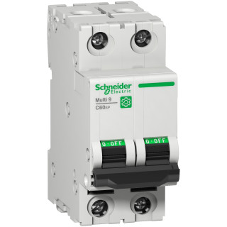 Automātslēdzis Multi9 C60SP 2P D 4A 10kA 480Y/277V MCB, Schneider Electric, M9F23204 main