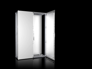 VX Savienojamo skapju sistēmas modulis, P x A x Dz: 1200x1800x400 mm, nerūsējošā tērauda, two doors, 8456000 Rittal main