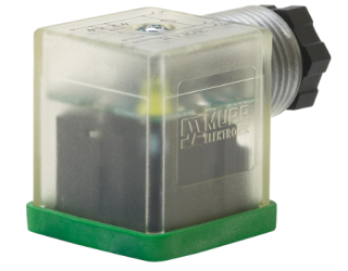 7000-29165-0000000  valve connector; plug; form A; 18mm; female; PIN: 3;  230 V AC/DC with LED and VDR main