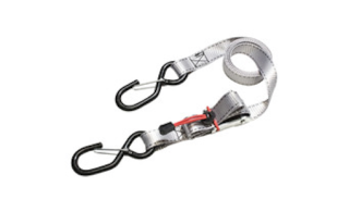 3113EURDAT | Spring clamp tie-downs - 2 S-hooks 1,8m - 2 pack- PVC grip on buckle main