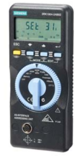 AS-i addressing unit V3.0 for setting the addresses of AS-i slave modules, 3RK1904-2AB02, Siemens main