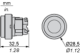 Head for non illuminated push button, Harmony XB4, metal, projecting, black, 22mm, spring return, unmarked alt_view_7