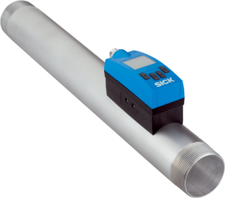 FTMG-ESN50SXX AIR FLOW SENSOR DN 50; 2” NPT male thread; 58.9 ...11780.9 l/min ; Ethernet TCP/IP, OPC UA, MQTT, integrated web server; M12 round connector, 8-pin main