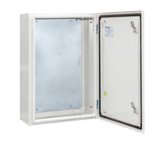 Metal distribution enclosure 600 x 400 x 210 (H x W x D), IP66, WSA6040210 Schrack Technik main
