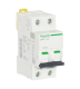 Miniature circuit breaker (MCB), Acti9 iC60N, 2P, 10A, C curve, 6000A (IEC/EN 60898-1), 10kA (IEC/EN 60947-2) main