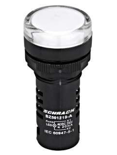 LED lamp white, 230 VAC, 22mm, BZ501219A Schrack Technik main
