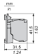 Single contact block with body fixing collar, Harmony XB5, plastic, screw clamp terminal, 1NO alt_view_2