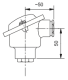 Temperatūras sensors ar galvu, PT100, 6 x 130mm, DIN B, -50….500°C, ET501 Evikon alt_view_4