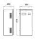 Reactive Power Compensation Cabinet 20kVAr, 415 V, 615x280x235 mm, Std. duty,  RAM275020415 Trendfin alt_view_3