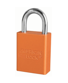 A1165ORJ | Anodized Aluminium Padlocks - Keyed Different - 6 Pin locking mechanism main