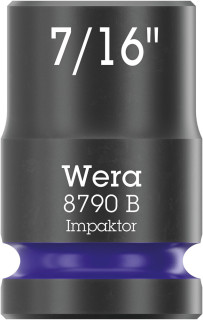 8790 B Impaktor socket with 3/8" drive, 7/16" x 30 mm, 05005517001 Wera main