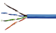 U/UTP Cable Cat.5e, 4x2xAWG24/1, PVC, Eca, blue, Box 305m, HSEKU424P1 Schrack Technik main