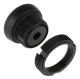 Head for push button, Harmony XAC, plastic, white, booted, spring return alt_view_4