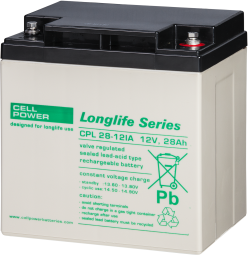 Аккумулятор CPL 28-12IA Cellpower 12 В, 28 Ач, 166 x 125 x 175 мм main