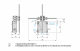 Limit switch, XCKMR, reverse head stay put crossed rods, 2x(2 NC), slow, M20, XCKMR54D2H29 alt_view_2