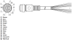 Konektors ar kabeli DOL-1212-G05MA, M12, 12-PIN, taisns, mamma, kabelis 5m, IP67, 6034605 Sick alt_view_3