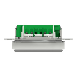 Переключатель, Exxprecision, 1-полюсный 2-сторонний, 16 А, безвинтовые клеммы, белый