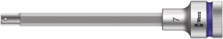 8740 C HF Zyklop bit socket with 1/2" drive with holding function, 7 x 140 mm, 05003843001 Wera main