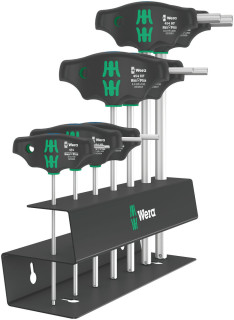 454/7 HF Set 2 Screwdriver set T-handle Hex-Plus screwdrivers with holding function, 7 pieces, 05023453001 Wera main