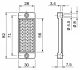 PL30A atstarotājs korpus 80x30 mm atstarotajs 56x28 mm, 1002314 Sick alt_view_3