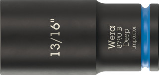 8790 B Impaktor Deep Socket with 3/8" drive, 13/16" x 63 mm, 05005573001 Wera main
