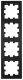 Four gang frame, Design CUBIC, black, EV135304 Schrack Technik main