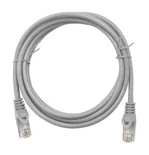 Patchcord RJ45 shielded Cat.6a 10GB, LS0H, grey, 10.0m, H6GMG10K0G Schrack Technik