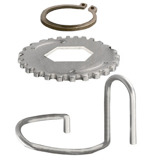 Emergency stop rope pull switches XY2C, mounting kit, spring notched washer circlip, XY2CZ918
