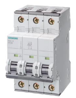 Miniature circuit breaker 400 V D=70 mm 25 kA acc. to EN 60947-2, 3-pole, C4, 5SY8304-7, Siemens main
