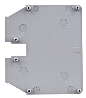 End plate for screw terminal AVK 16 RD grey, IK600216-A Schrack Technik