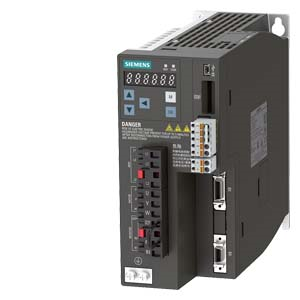 6SL3210-5FE11-0UF0 SINAMICS V90, with PROFINET Input voltage: 380-480 V 3 A -15%/+10% 3.8 A 45-66 Hz Output voltage: 0 – Input 3.0 A 0-330 Hz Motor: 0.75/1.0 kW Degree of protection: IP20 Size A, 80x180x200 (WxHxD) main