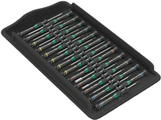 Kraftform Micro Big Pack 1 screwdriver set for electronic applications, 25 pieces, 05134000001 Wera main