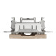 TV/R socket, Sedna Design & Elements, male IEC, female IEC, terminal, 4dB, PRO, beige alt_view_3