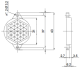 R1 atstarotājs, 23x23mm, plastika S940700023 Datalogic alt_view_2