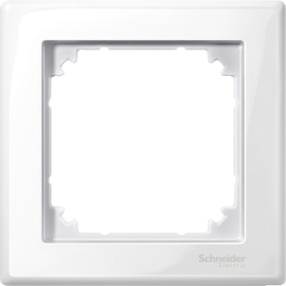 Cover frame, Merten M-Smart, 1 gang, polar white