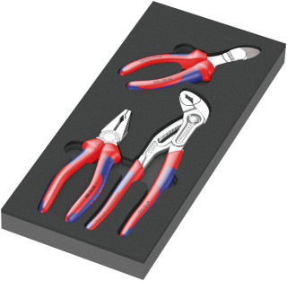 9780 Foam insert KNIPEX pliers set 1, 3 pieces, 05150180001 Wera main