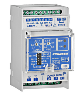 RCD relay type A, without display, from 30mA - 3A, BXFIA100 Schrack Technik main