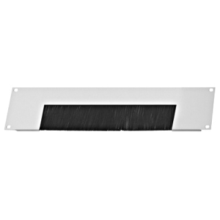 Roof cable entry with dust protection brush, 2U, RAL7035