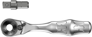 Zyklop Mini 1 Трещотка 8001 A 1/4" SB с приводом 1/4", 2 предмета, 05073230001 Wera main