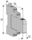 Arrester for Control Wires, max. 24VDC/1A, Class 3 (D), IS212424 Schrack Technik alt_view_2