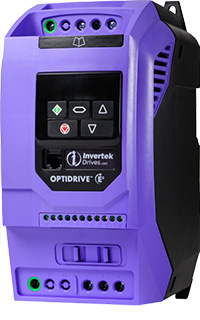 Variable frequency drive, Optidrive E3, 5.5 KW, 3 PH in, 3 PH out, 14A, 380-480V, Internal EMC Filter, IP20, Invertek Drives, ODE-3-340140-3F42 main