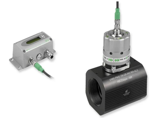 Multifunctional Flow Sensor for Compressed Air and Gases, Remote probe DN40, 4-20 mA Range : 0.2...200 m/s, Output 1: Standardized volume flow V'n [m3/h], Output 2: Switch output, Medium: Air main