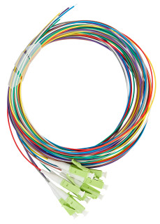 FO Pigtail LC, 50/125æm OM5, 2.0m, Easy Strip, 8pcs, HLP05L082P Schrack Technik