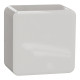 Connection box, Exxact, surface, snap-on fixation of cover, white main