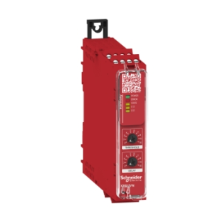 safety module, Harmony XPS, zero speed monitoring with time delay, 48 to 240V AC or DC, screw